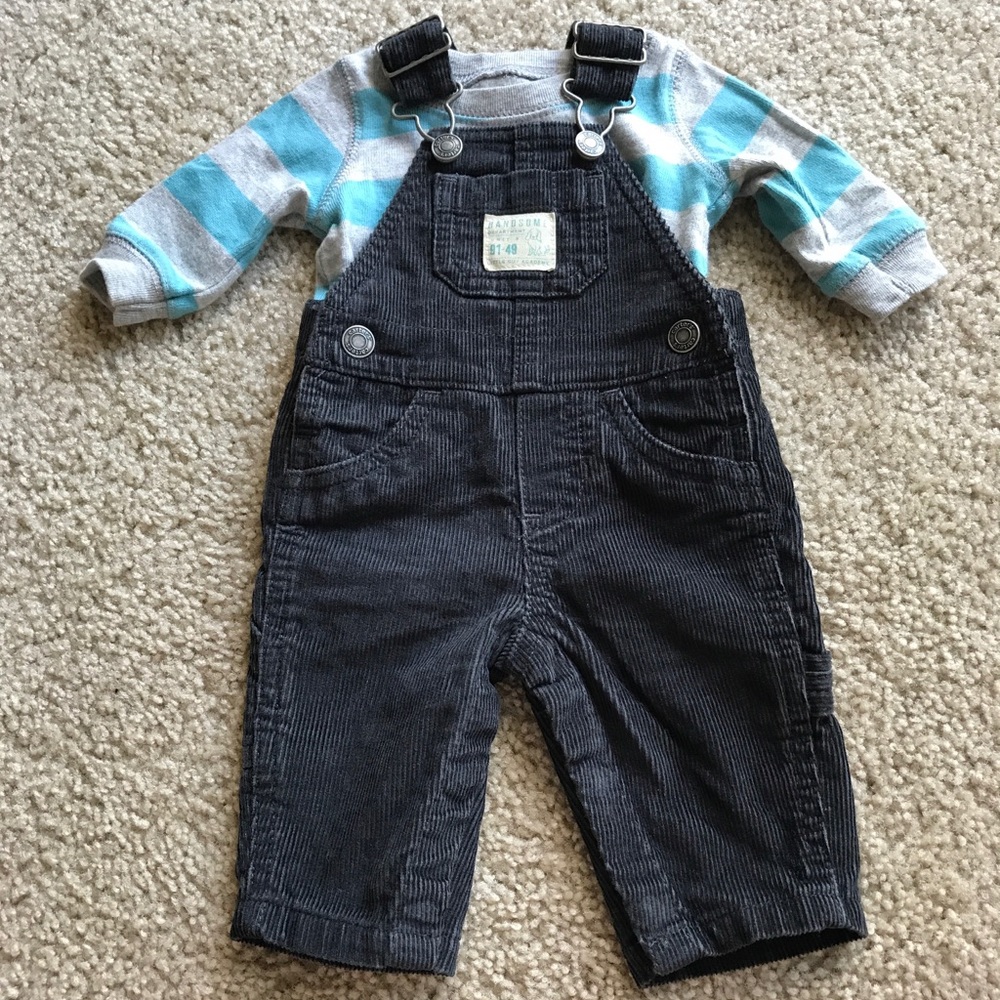 Carter's- corduroy overalls